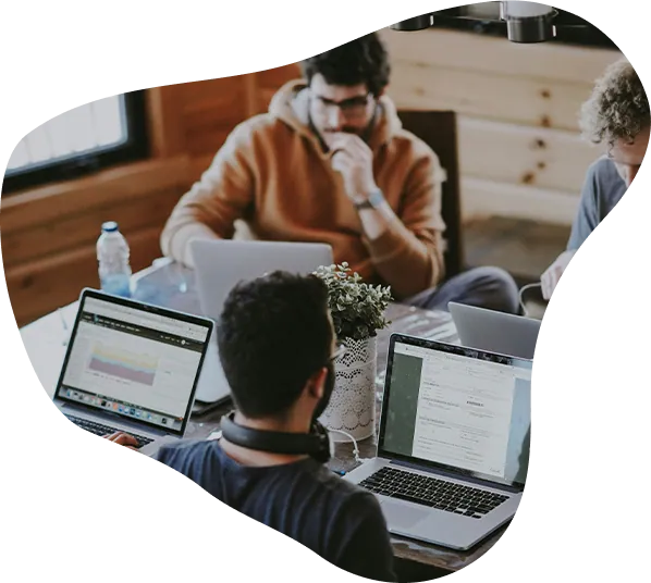 team working remotely
